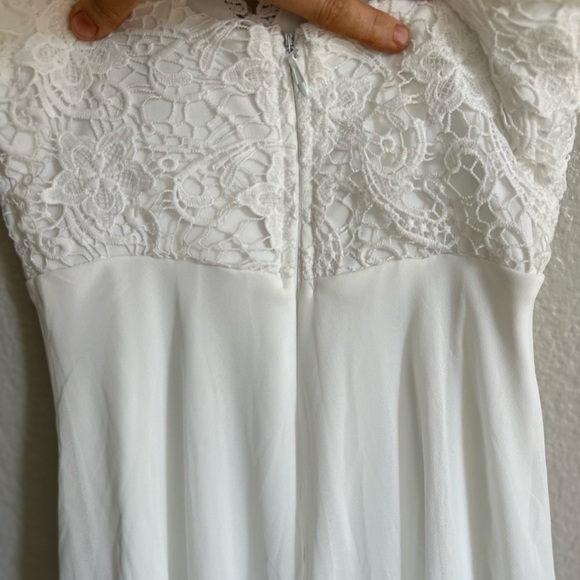 NWOT Madalyn White Lace Maxi Dress - Picture 10 of 10